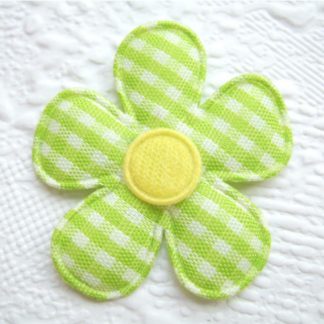 Applicaties bloemen ruitjes