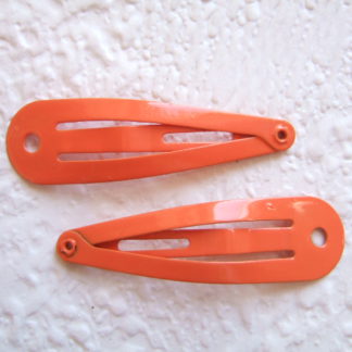 4 cm ~ Haarclip ~ Oranje .