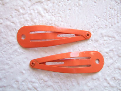 4 cm ~ Haarclip ~ Oranje .