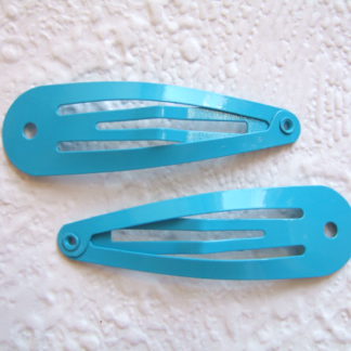 5 cm ~ Haarclip ~ Blauw .