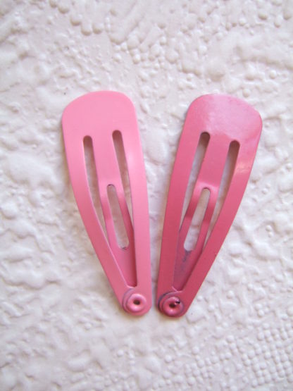 3 cm ~ Haarclip ~ Donker roze - Afbeelding 2