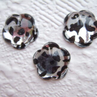 Luipaard bloem flatback