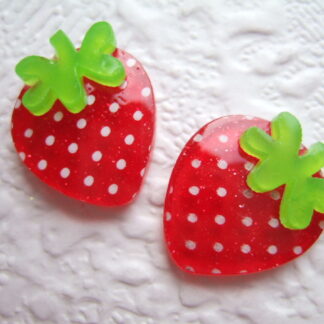 Aardbei laser flatback