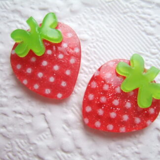 Aardbei laser flatback