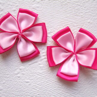 satijnen rozet bloem